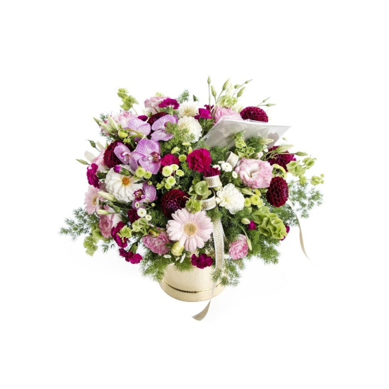 Flowerbox z kwiatów żywych